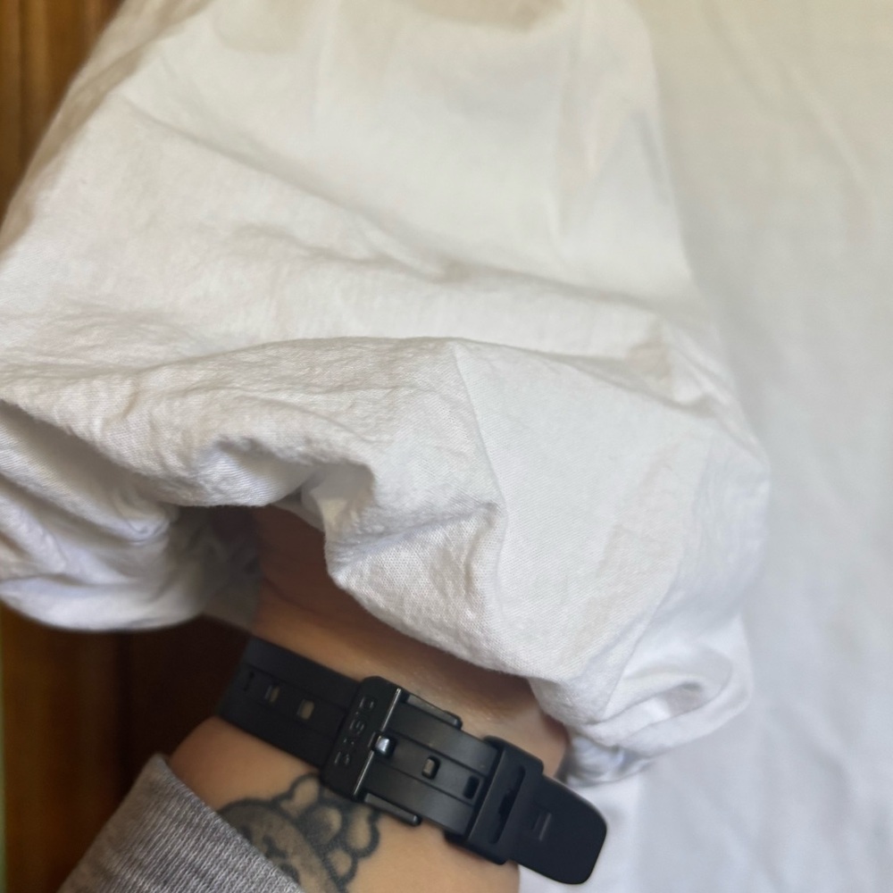 Buffalo David Bitton • White Puff Sleeve Tee - Picture 5 of 9